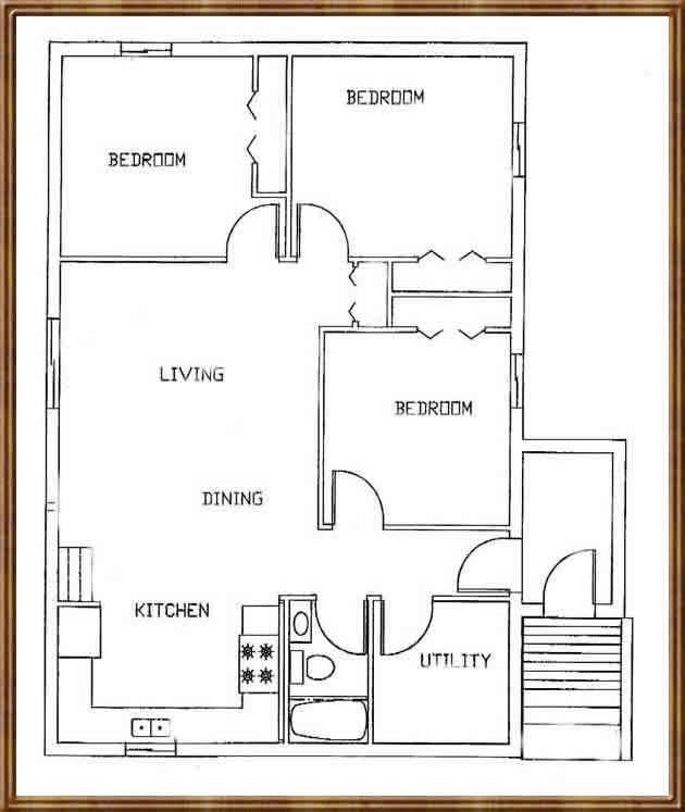 Small Cabin Open Floor Plan