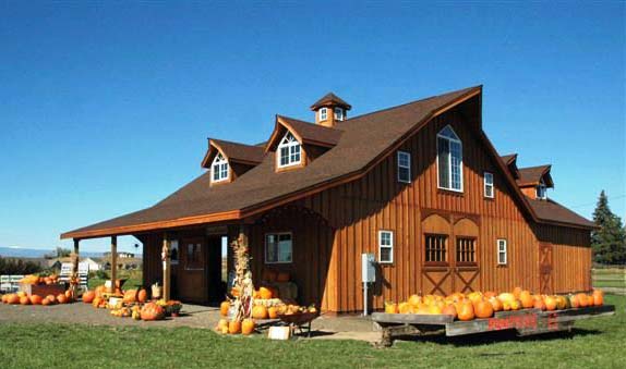 Pole Barn Style Home Plans