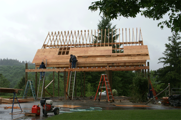 building a barn